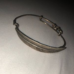Feather Alex and Ani bracelet